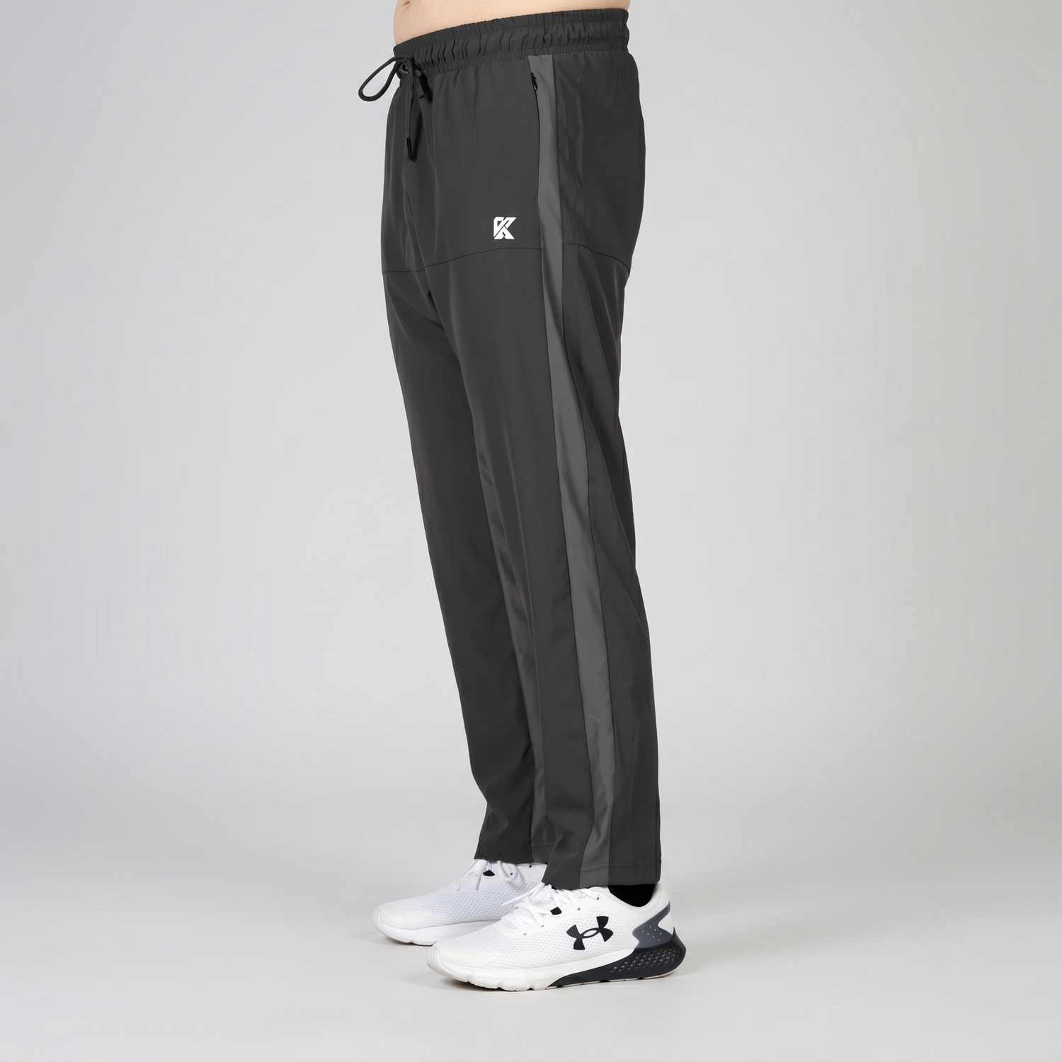 UNDER CUT BAGGY STRETCH MICRO TROUSER PANTS
