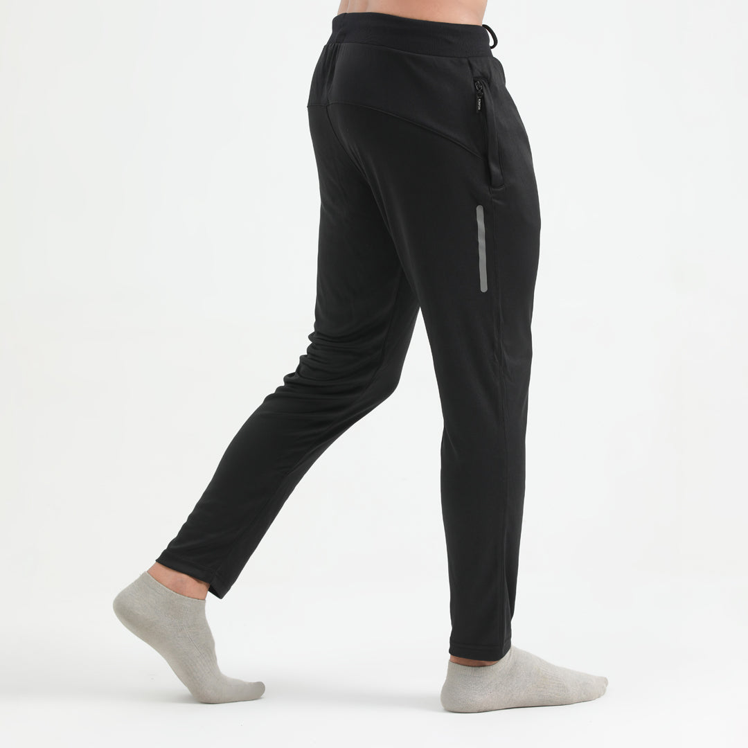 Urban Star black dri fit Gym Trouser for man by konfor