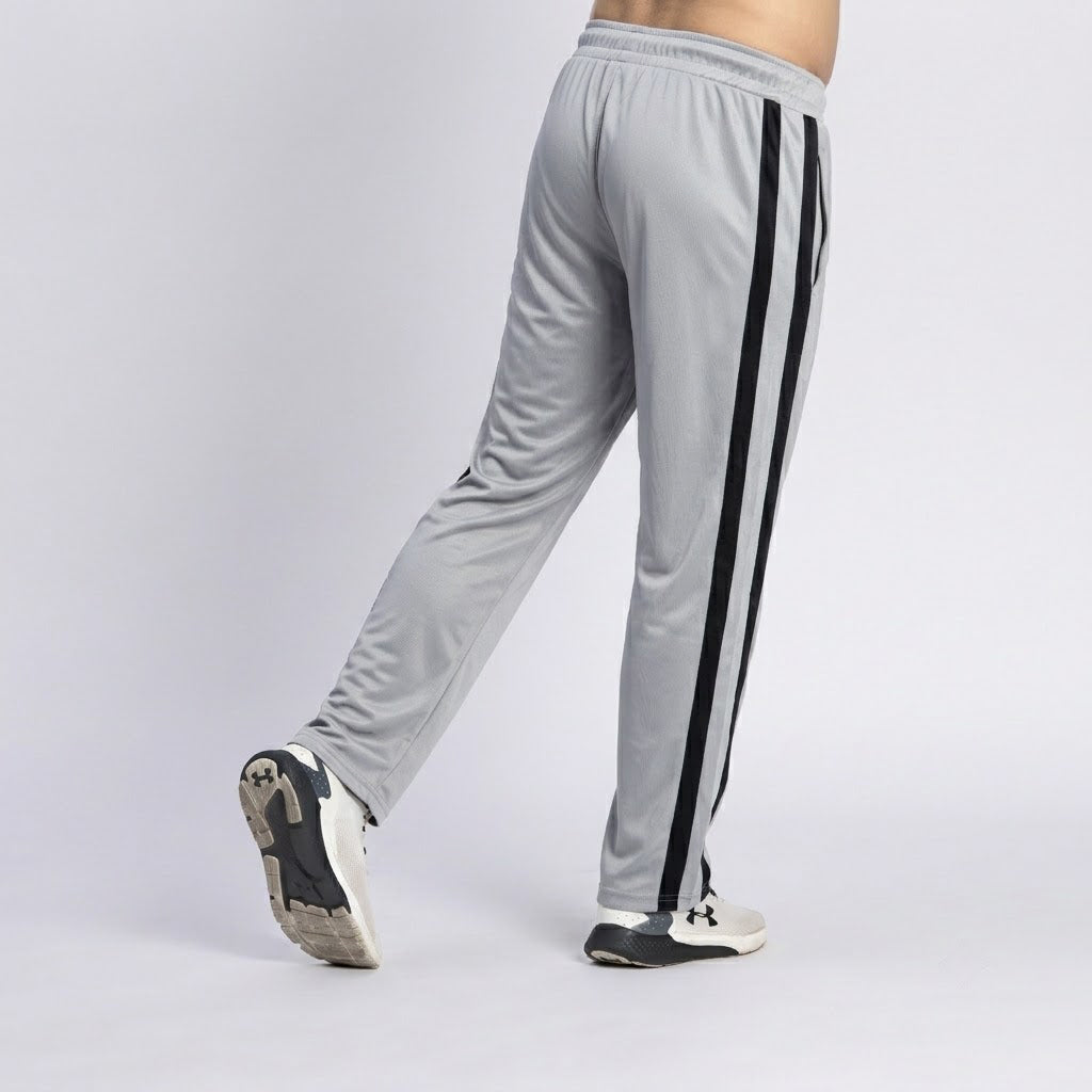 Hustle Sliver Grey Baggy Trouser