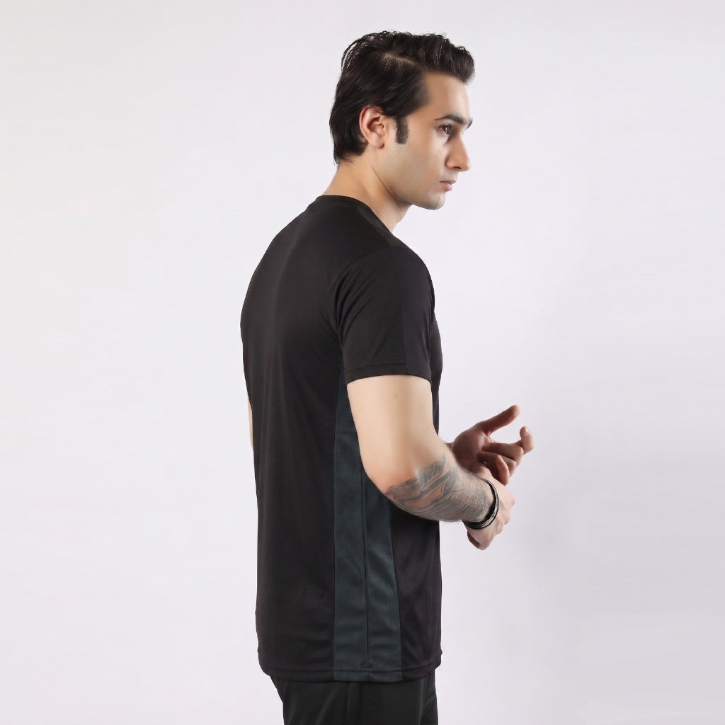 Tennis Green Panel Black 2.0 T-Shirt