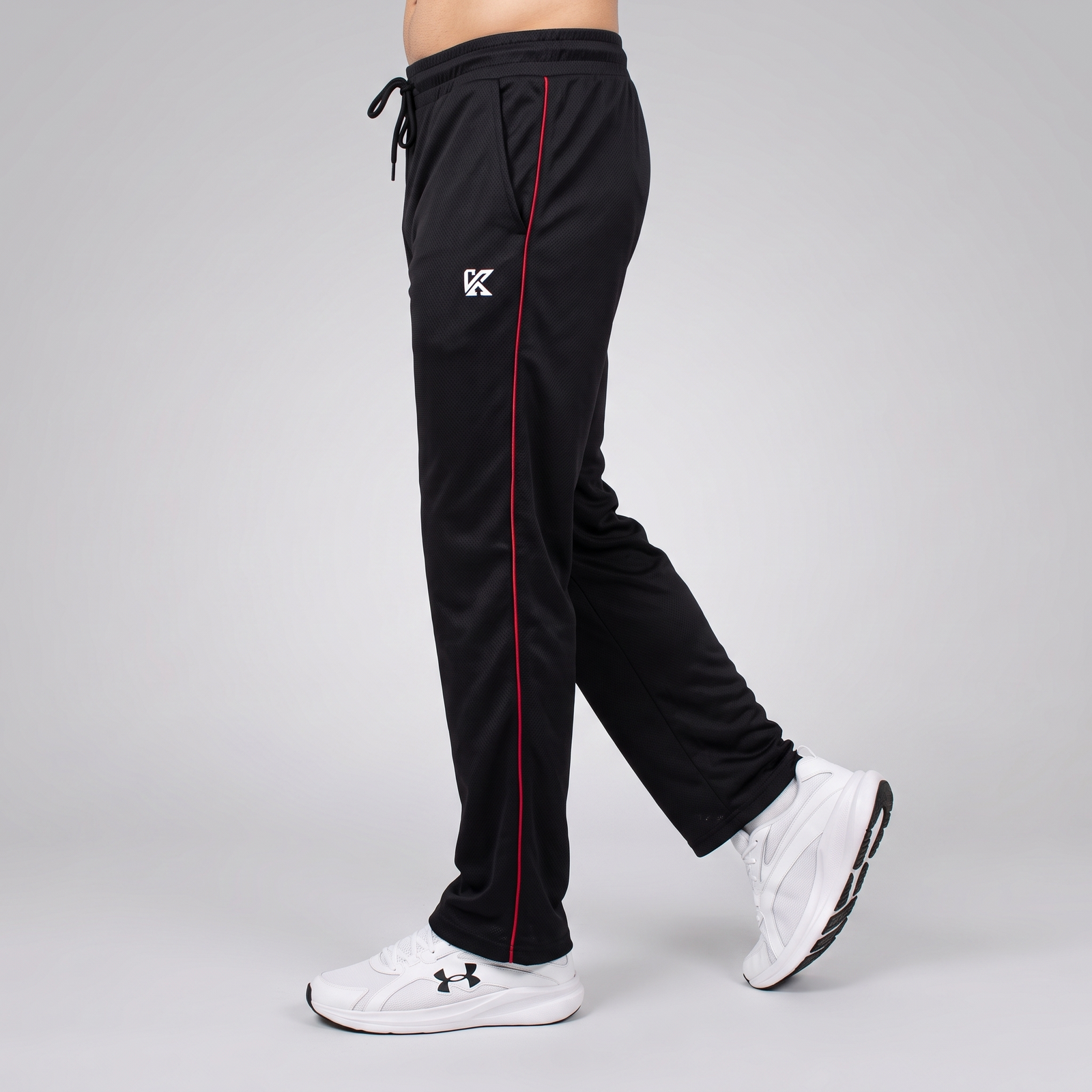 GlamGrid Black Baggy Trouser