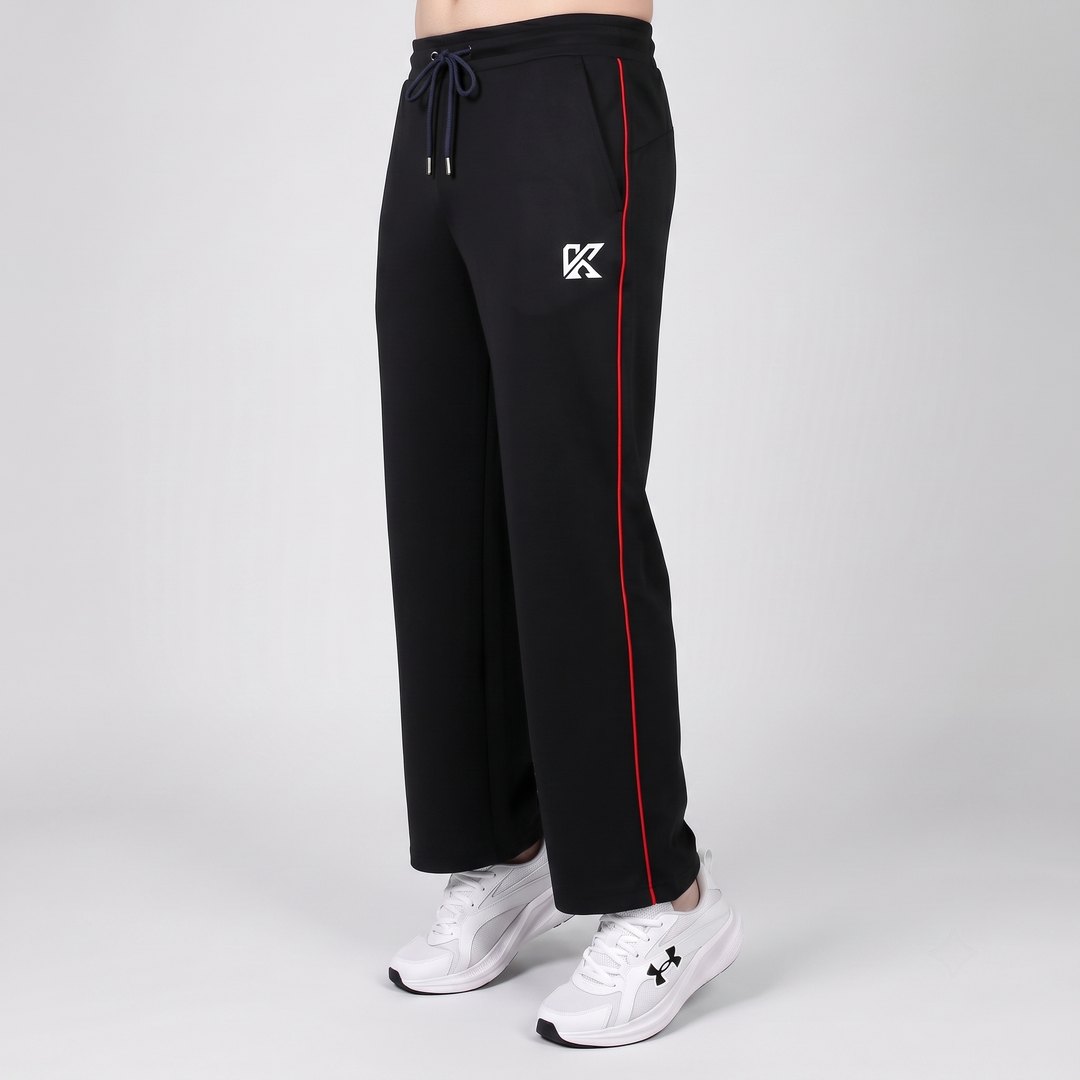 GlamGrid Black Baggy Trouser