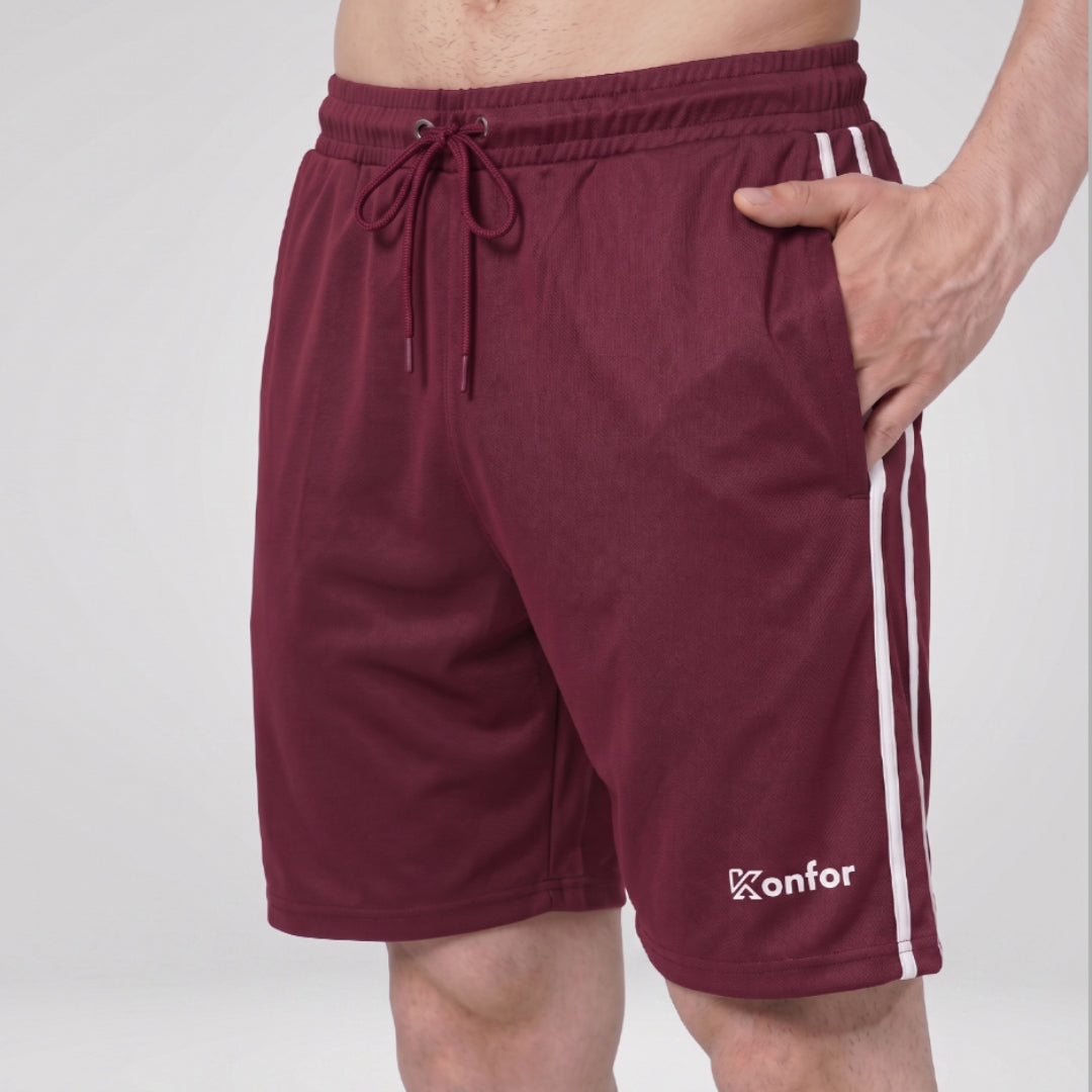 Grind Mehroon Shorts