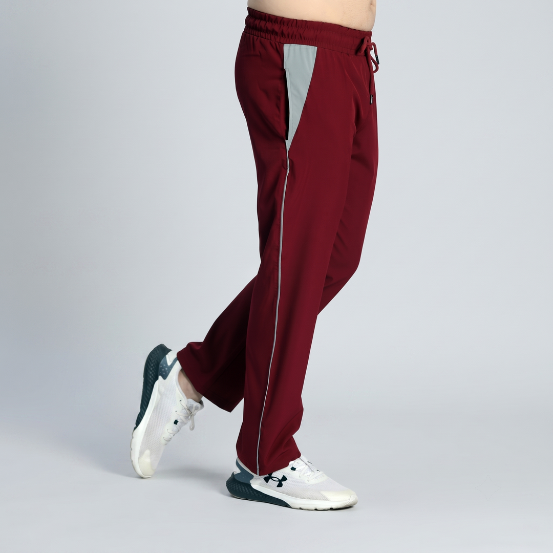 Velocity Mehroon Strech-Micro Baggy Trouser 3.0