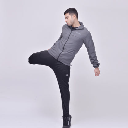 Gray Collar Jacket
