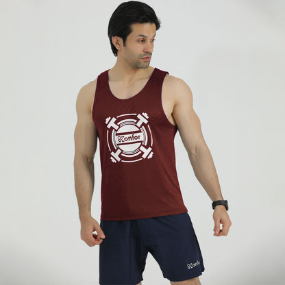 Grind Mesh Maroon TankTop