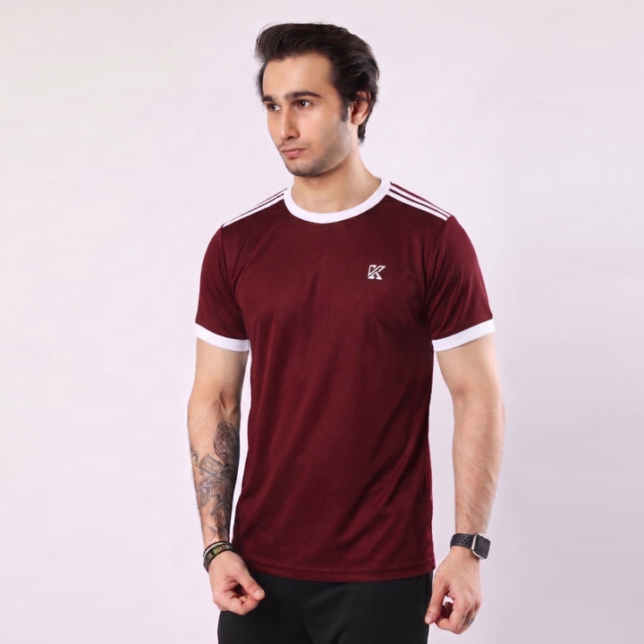 Cricket Mehroon T-Shirt