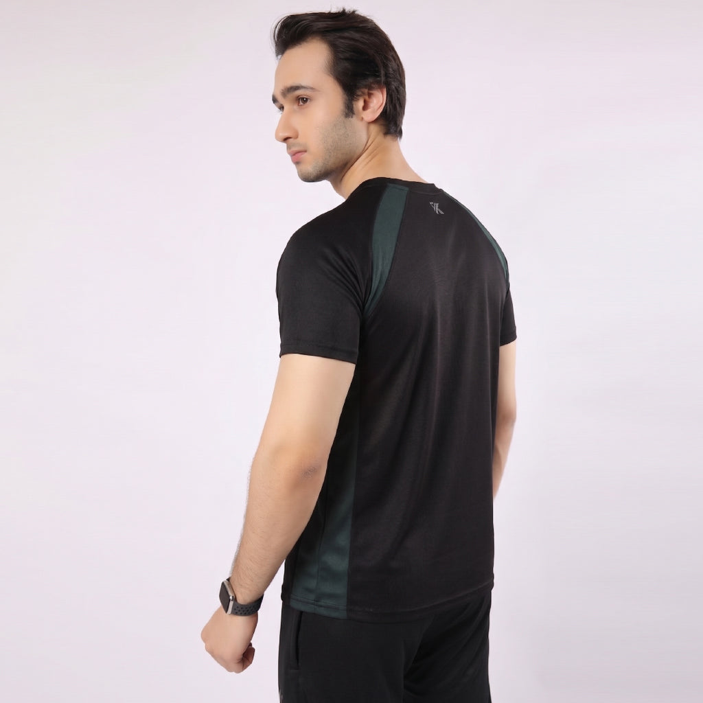 Tennis Green Panel Black 2.0 T-Shirt