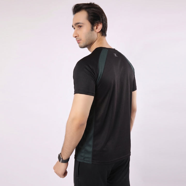 Tennis Green Panel Black 2.0 T-Shirt