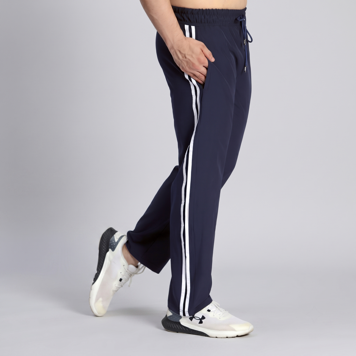 Endure Blue Micro Stretch Trouser For Men