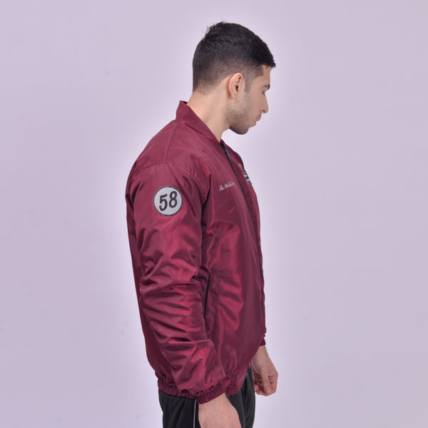 Mehroon bomber Jacket