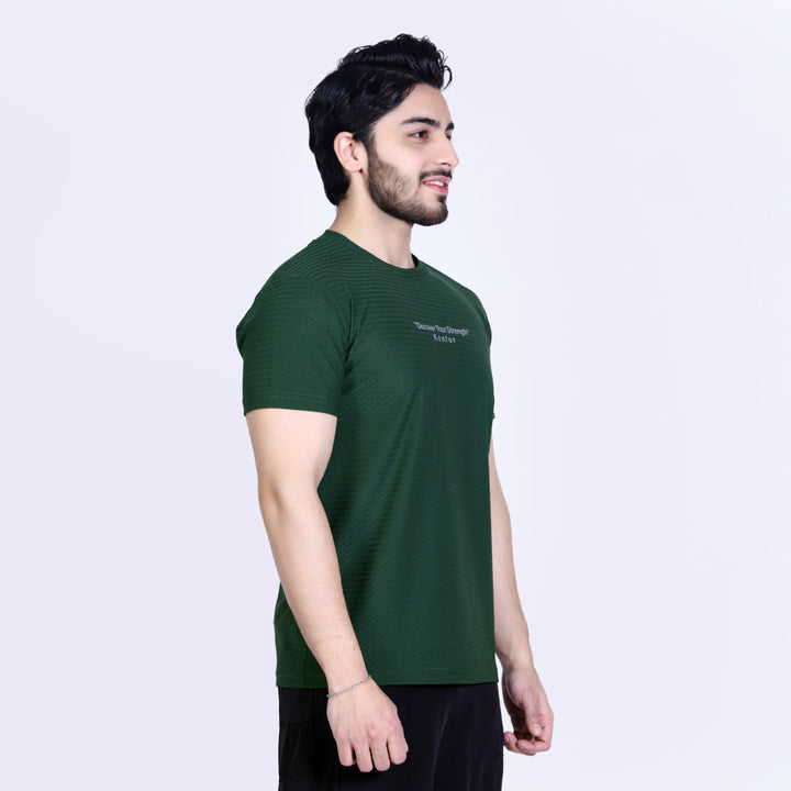Discover Box Mesh Green T-Shirt
