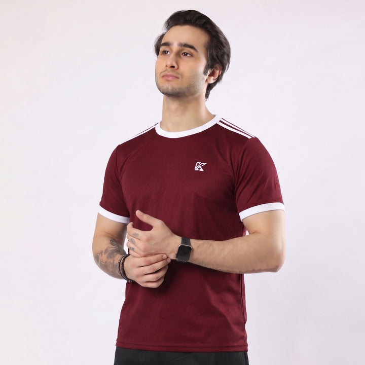 Cricket Mehroon T-Shirt