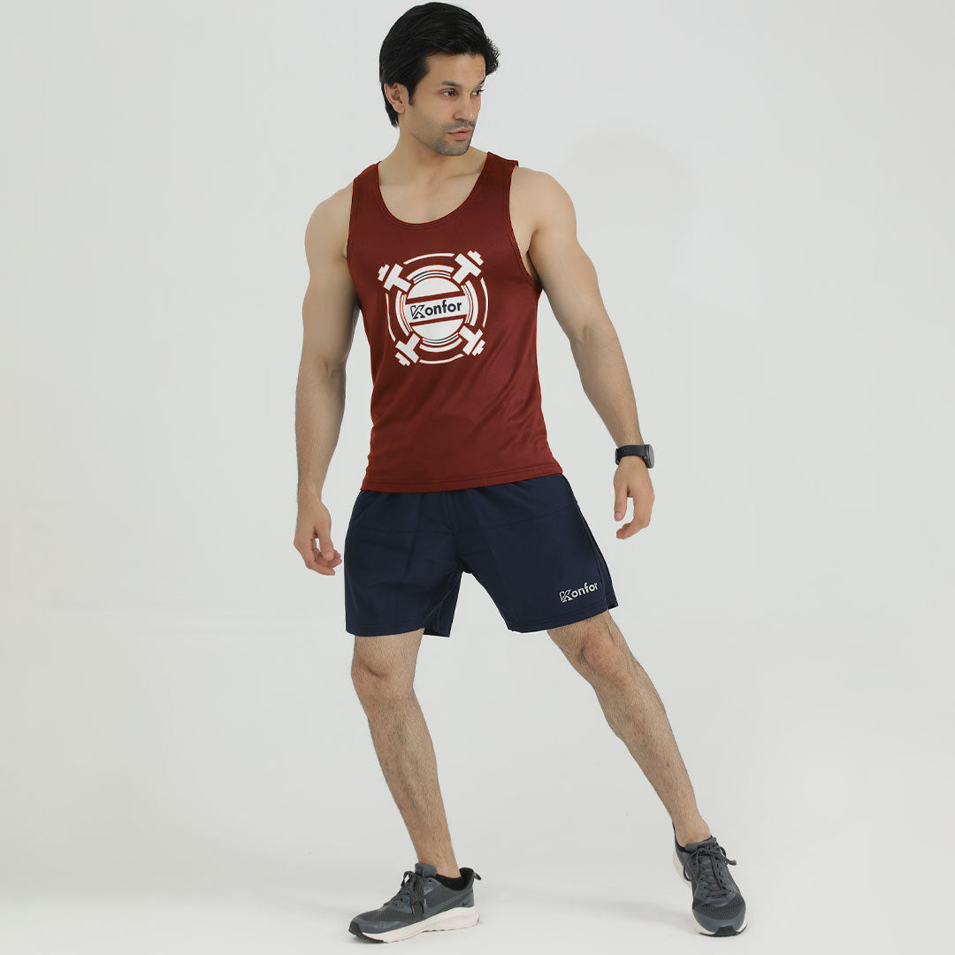 Grind Mesh Maroon TankTop