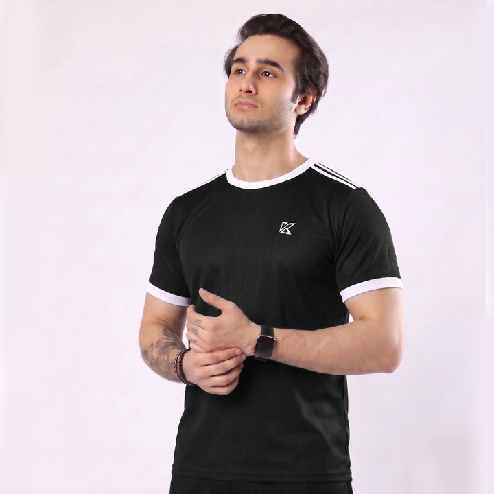 Cricket Black T-Shirt