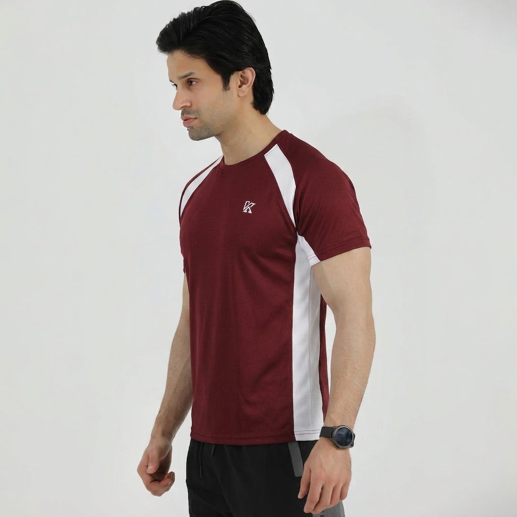 Tennis Mehroon T-Shirt