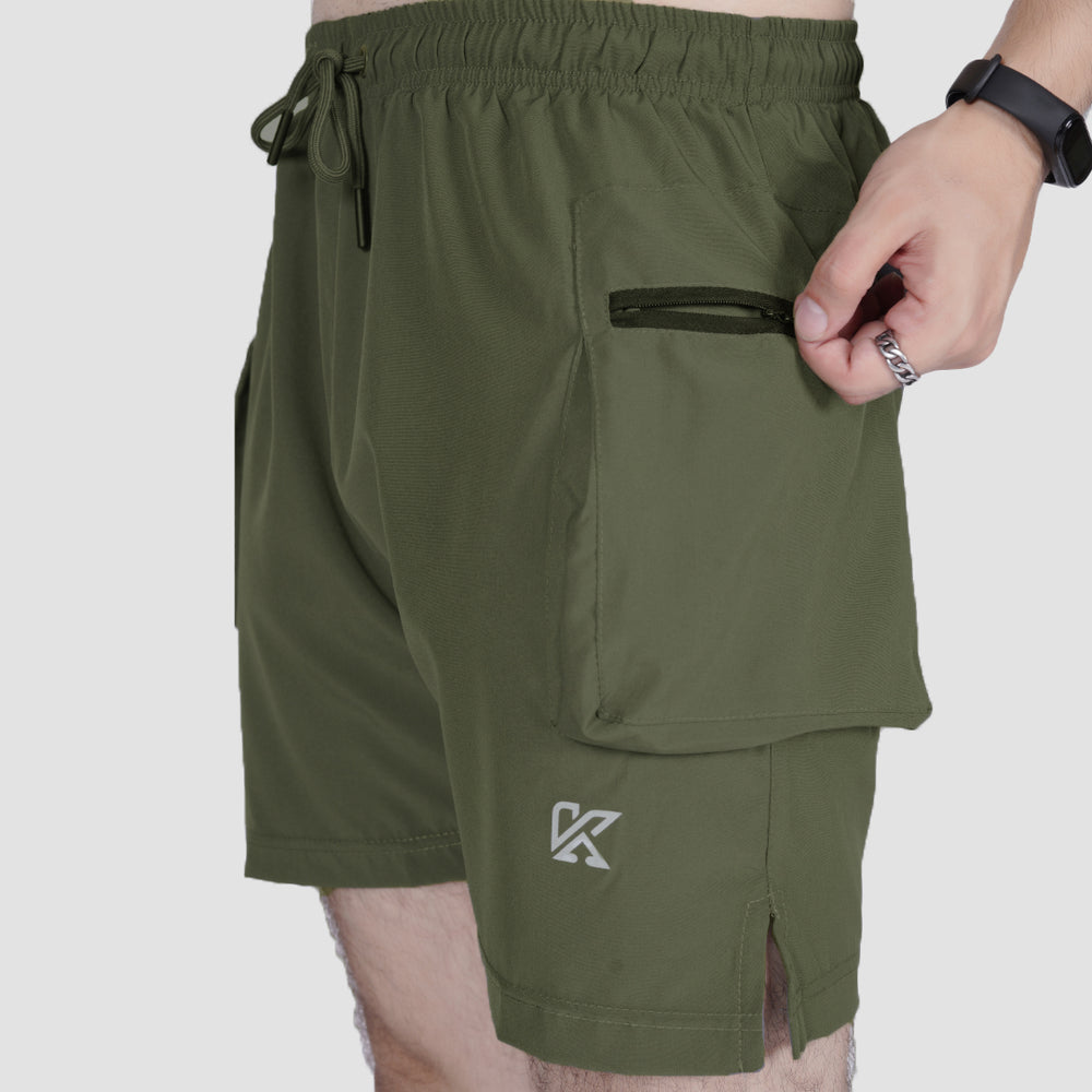 Olive Stone Micro-Strech Short