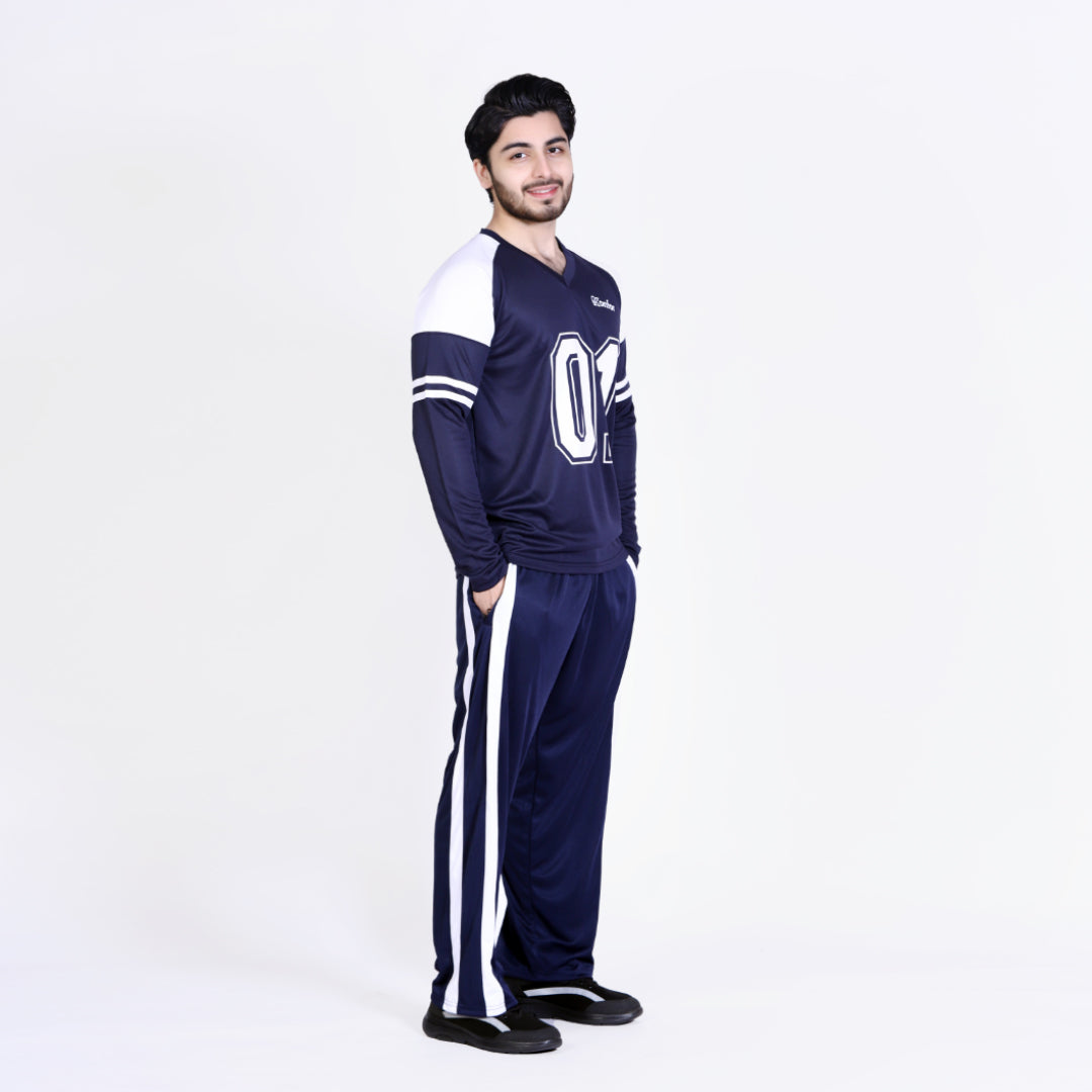 Football Sport Navy Full Sleeve T-Shirt