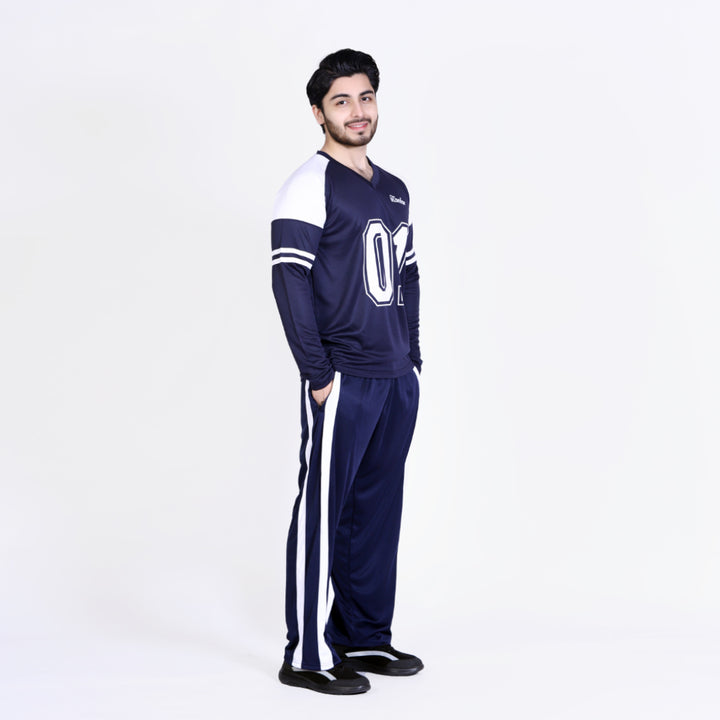Football Sport Navy Full Sleeve T-Shirt