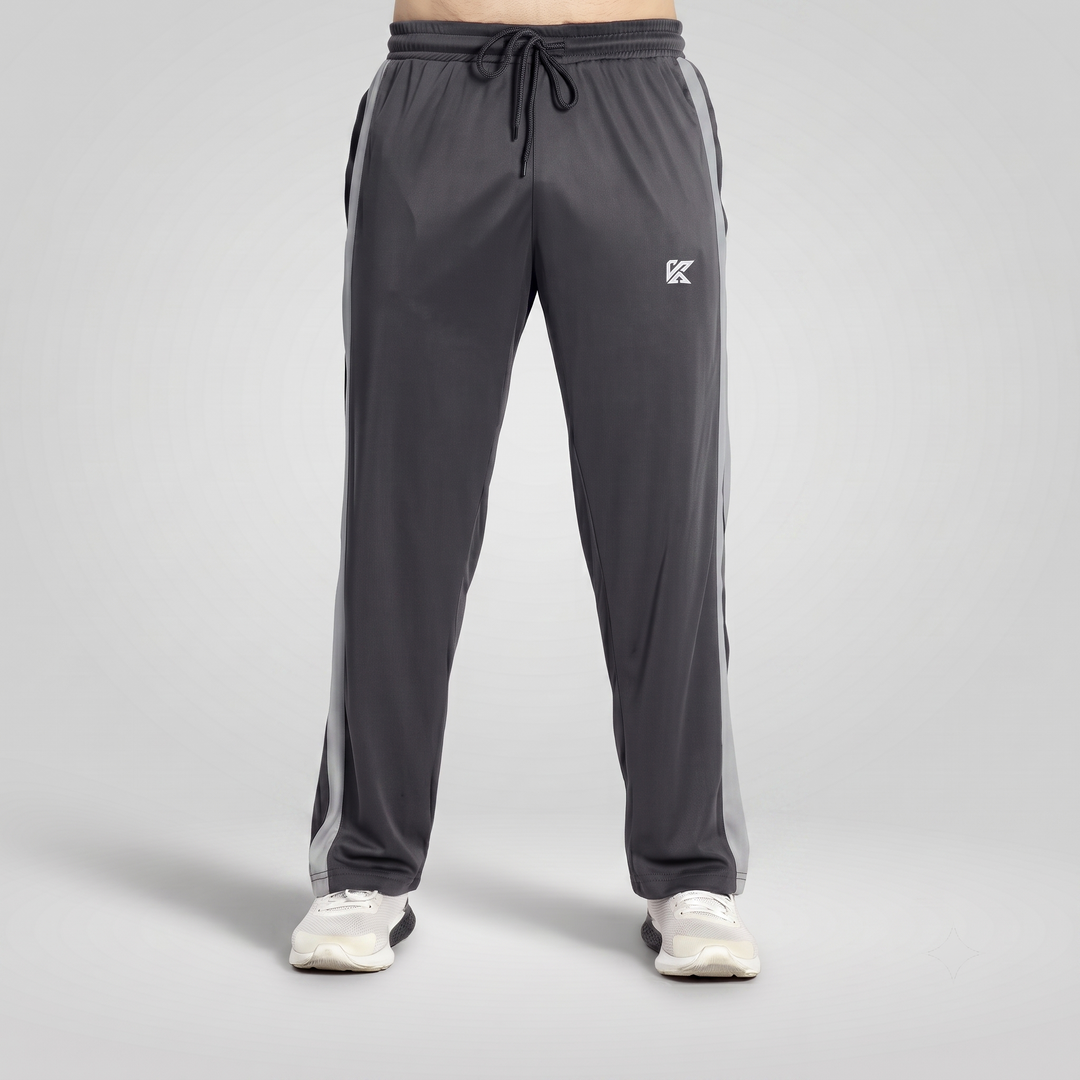 Hustle Dark Grey Baggy Trouser