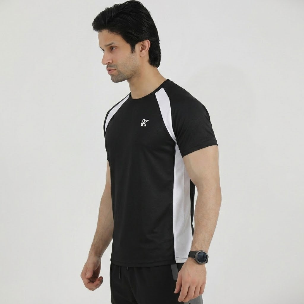 Tennis Black T-Shirt