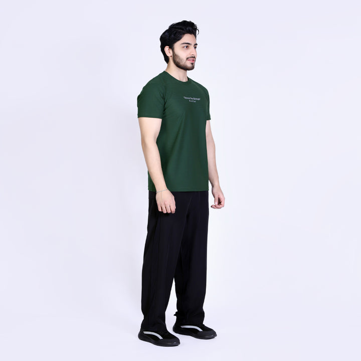 Discover Box Mesh Green T-Shirt