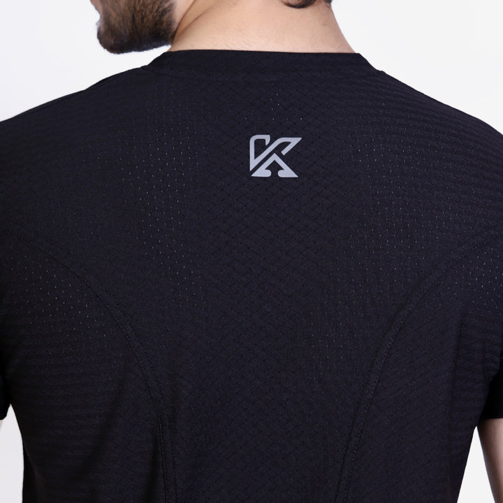Discover Box Mesh Black T-Shirt