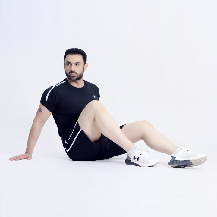 Aero Black Shorts for men – best sports and gym shorts for running and exercise