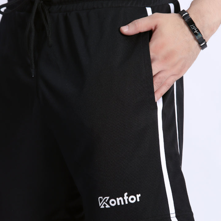 Aero Black Shorts for men – best sports and gym shorts for running and exercise