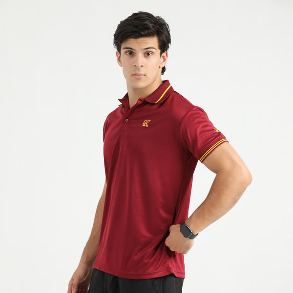 Astrum Mehroon  dry fit polo t-shirt for by konfor 2