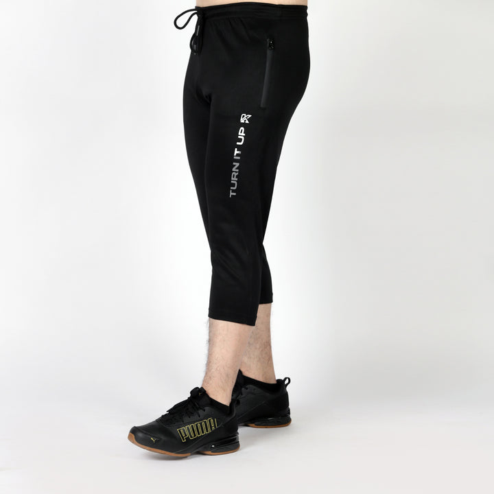 Athletrio 3-Quarter Shorts for men – stretchable sports shorts for gym training and fitness