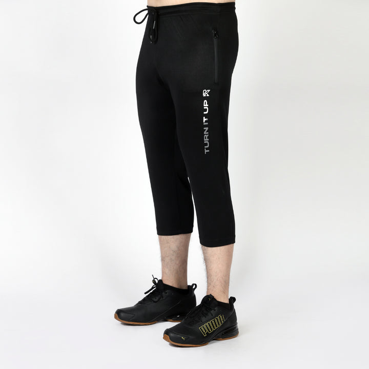 Athletrio 3-Quarter Shorts for men – stretchable sports shorts for gym training, fitness and casual wear