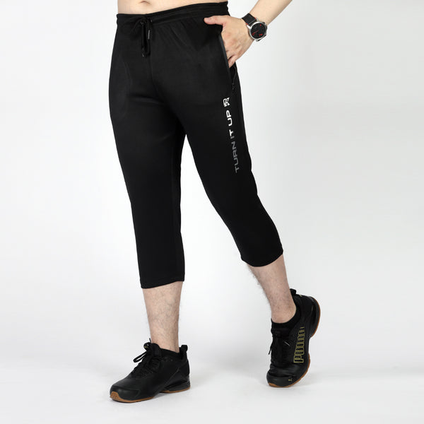 Athletrio 3-Quarter Shorts for men – stretchable sports shorts for gym training and fitness