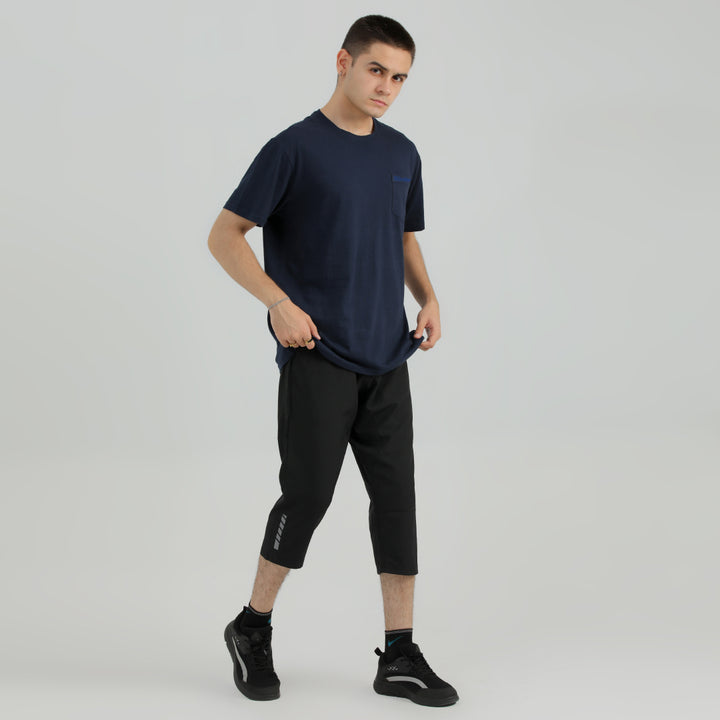 BLUE OVER-SIZED T-Shirt WITH POCKET for man by konfor 3