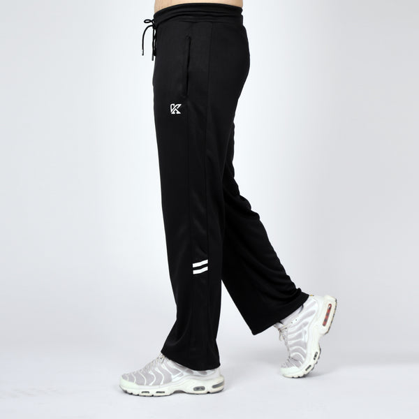 Comfortable & Stylish Black Baggy Trouser for Men with Side Zipper pockets
