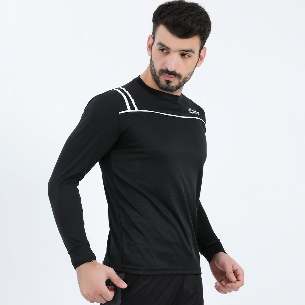 Black Rugby Mesh T-Shirt