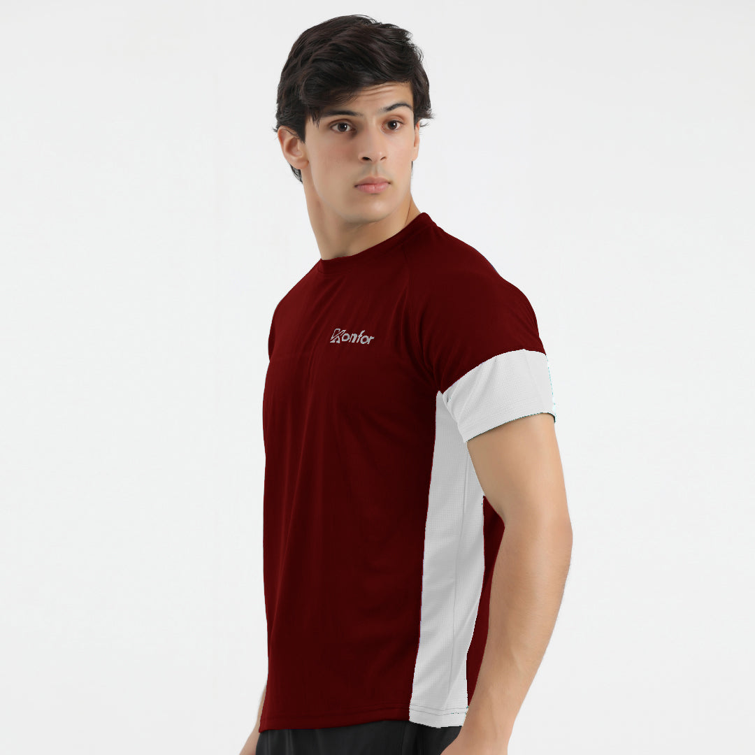 Bold Mehroon DRI-FIT Tee-Shirt