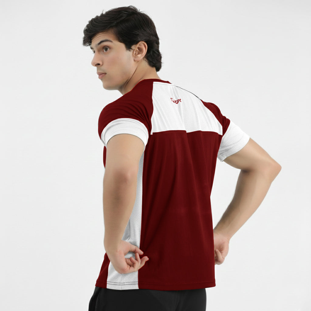 Bold Mehroon DRI-FIT Tee-Shirt