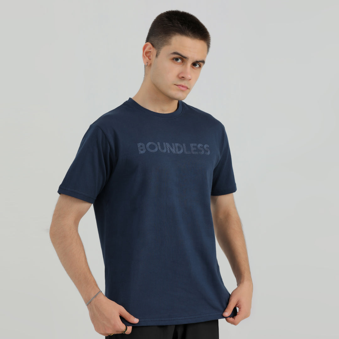 Boundless Blue OVER-SIZED T-Shirt  for man by konfor  5