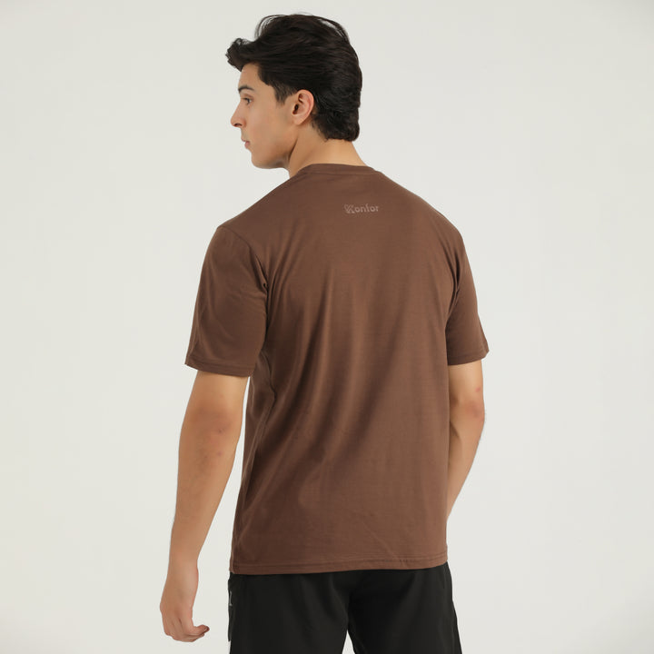Boundless Brown  jersey T-Shirt for man by konfor  3