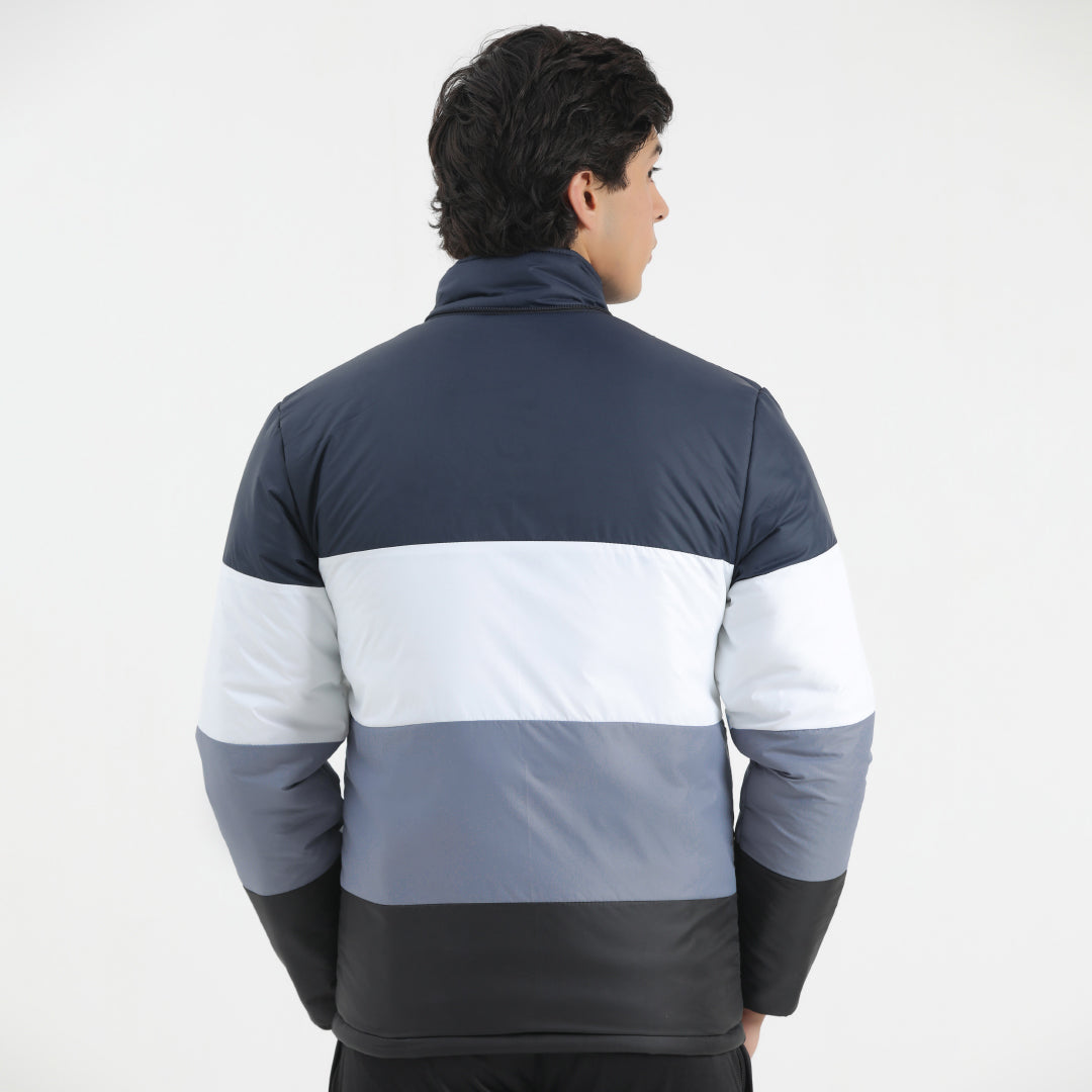 Combo Full Sleeve Puffer Jacket parachute stuff/ &nbsp;wool/ cotton for man by konfor 