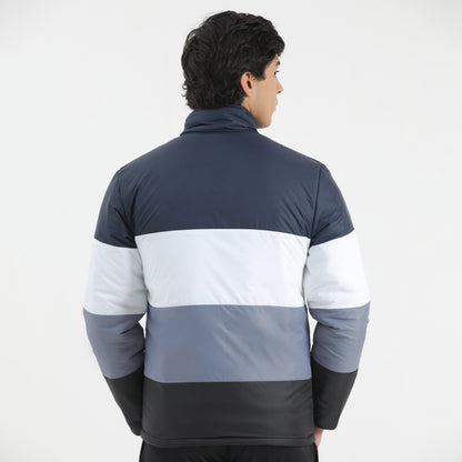 Combo Full Sleeve Puffer Jacket parachute stuff/ &nbsp;wool/ cotton for man by konfor 