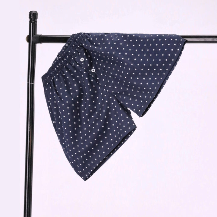 Men's woven cotton boxer