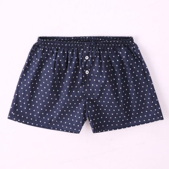 Dot Design Blue woven boxer