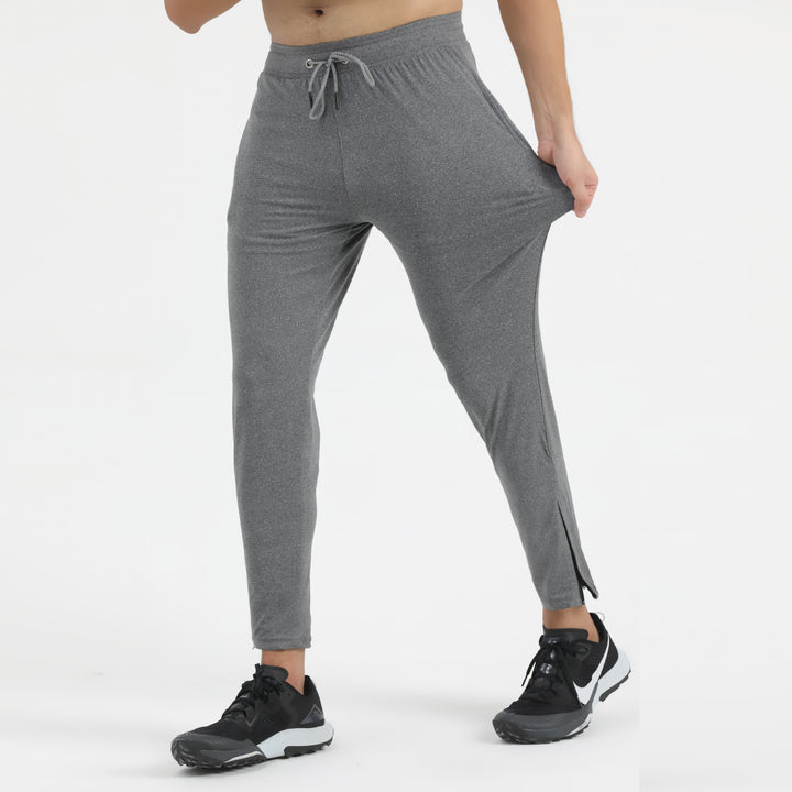 FITTNES 2.0 Light-Grey Mélange SPANDEX trouser for man  by konfor 