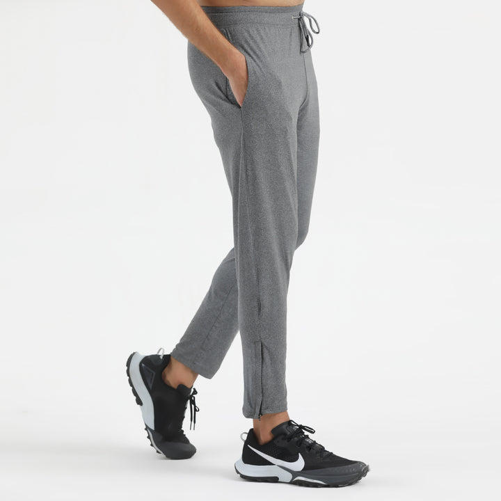 FITTNES 2.0 Light-Grey Mélange SPANDEX trouser for man  by konfor 