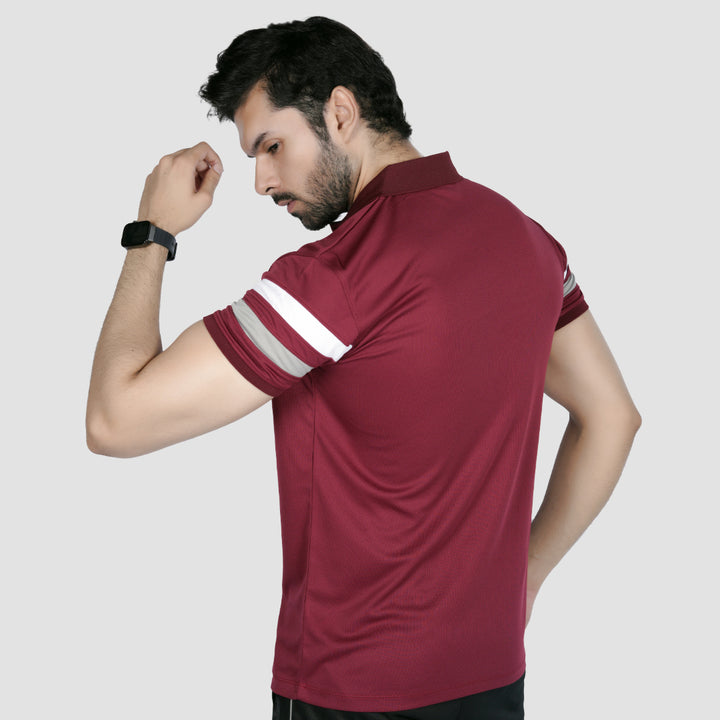 Fit Vibe Dri-fit Polo Shirt for men, ideal for fitness and casual outings.