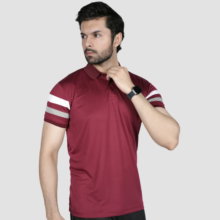 Fit Vibe Dri-fit Polo Shirt for men, ideal for fitness and casual outings.