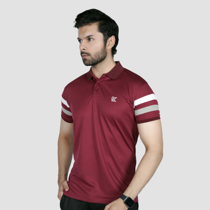 Fit Vibe Dri-fit Polo Shirt for men, ideal for fitness and casual outings.
