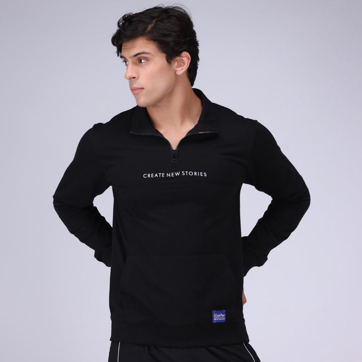 Flab mock neck for men, stylish upper jacket in Pakistan.